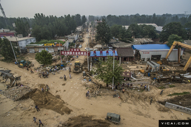 邢台七里河东延工程截止到龙王庙桥 大水从这